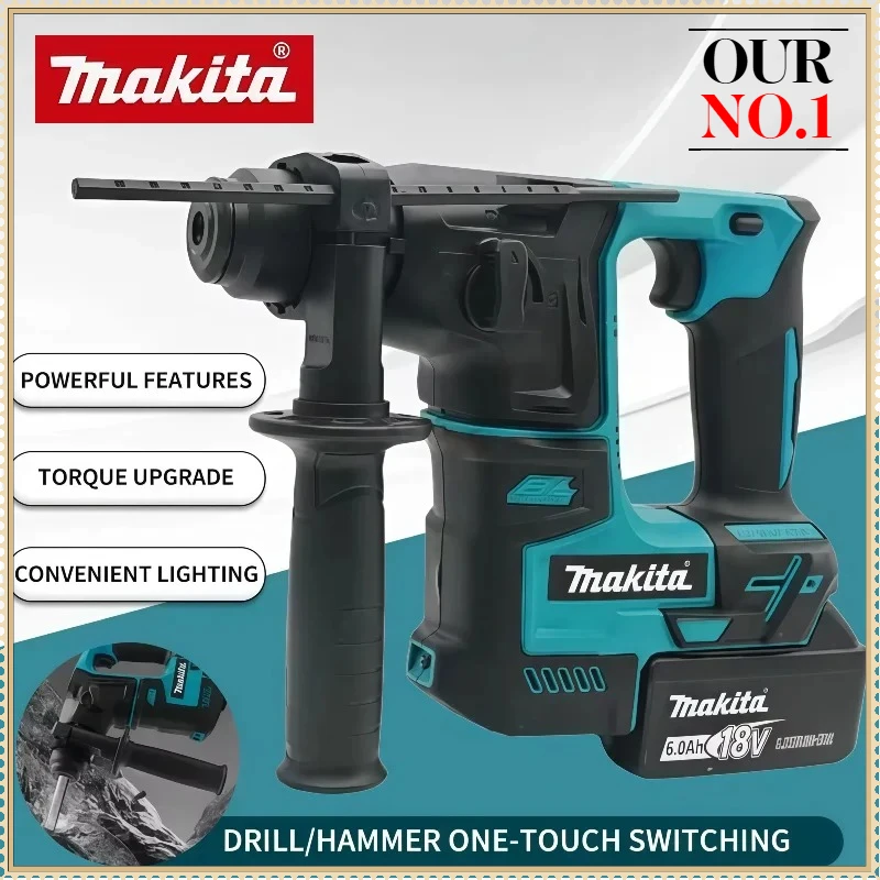 Makita Brushless Hammer Cordless 18V Electric Hammer Lithium Battery Wireless Drills Power Tools
Makita Brushless Hammer Cordless 18V Electric Hammer Lithium Battery Wireless Drills Power Tools