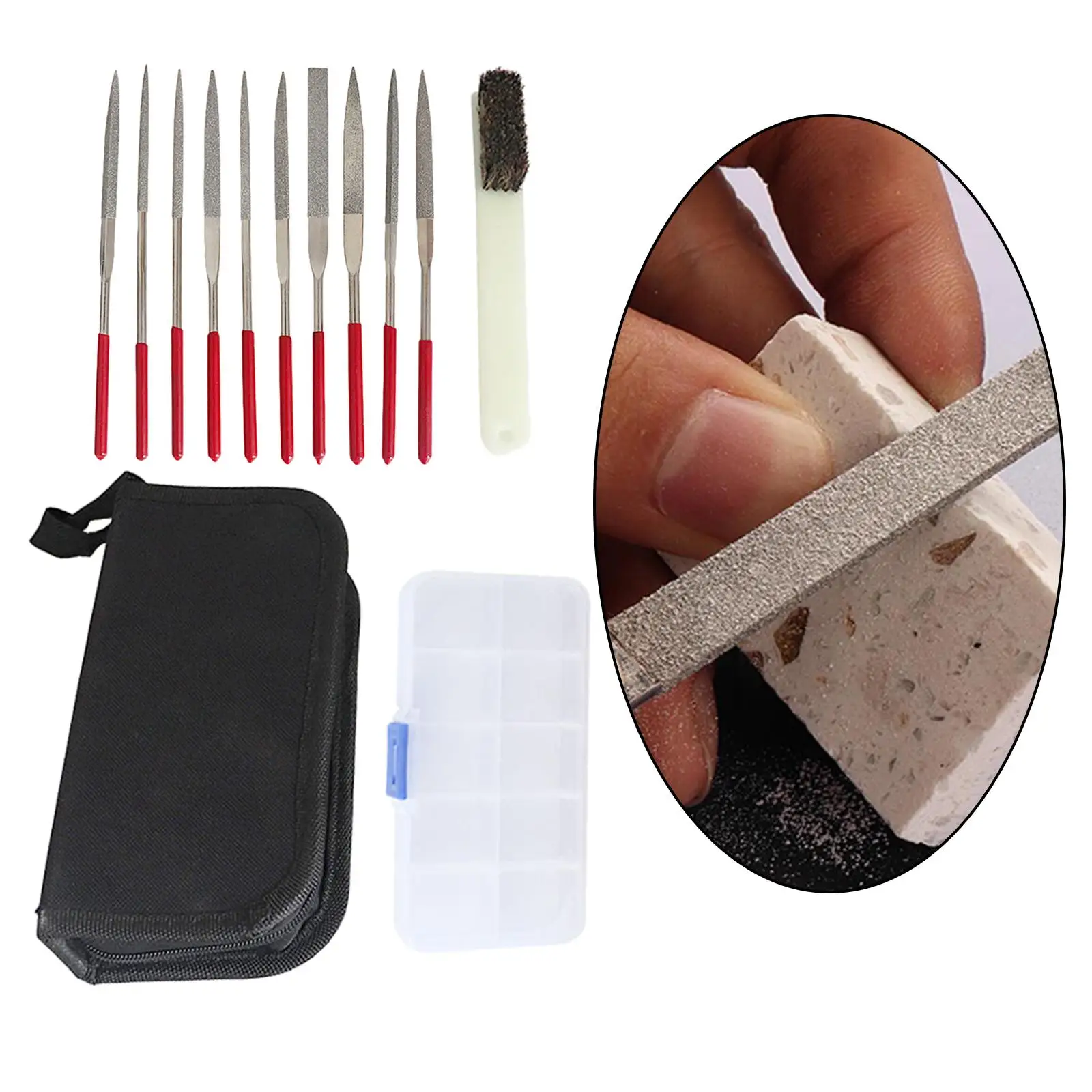 Набор из 10 алмазных напильников для рукоделия и деревообработки, инструменты для резьбы по дереву, металлические напильники
Набор из 10 алмазных напильников для рукоделия и деревообработки, инструменты для резьбы по дереву, металлические напильники