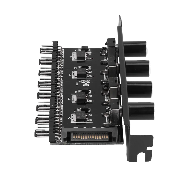 10X Pc 8 Channels Fan Hub 4 Knob Cooling Fan Speed Controller For Cpu Case Hdd Vga Pwm Fan Pci Bracket
10X Pc 8 Channels Fan Hub 4 Knob Cooling Fan Speed Controller For Cpu Case Hdd Vga Pwm Fan Pci Bracket