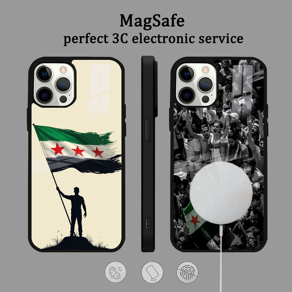 Flag For Peace In Syria Phone Case For IPhone 16 15 14 13 12 11 Pro Max Plus Mini Magsafe Mirror Wireless Magnetic Cover
Flag For Peace In Syria Phone Case For IPhone 16 15 14 13 12 11 Pro Max Plus Mini Magsafe Mirror Wireless Magnetic Cover