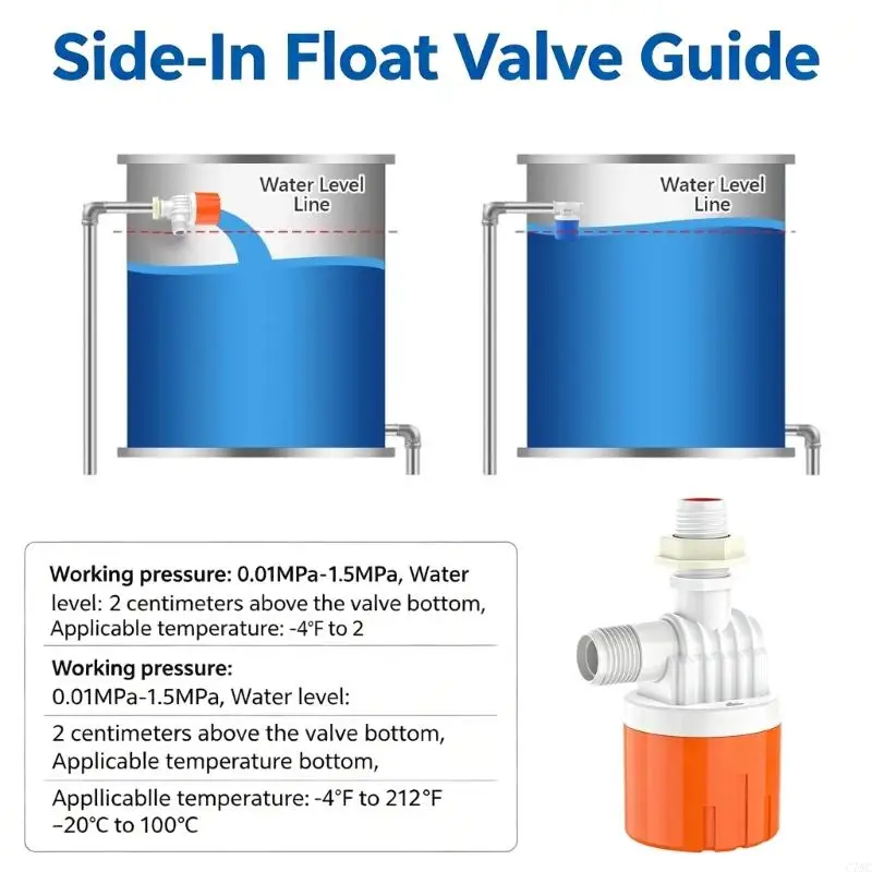 Water Saving Float Ball Valves Plastic Automatic Controller For Tank Systems C7AC
Water Saving Float Ball Valves Plastic Automatic Controller For Tank Systems C7AC