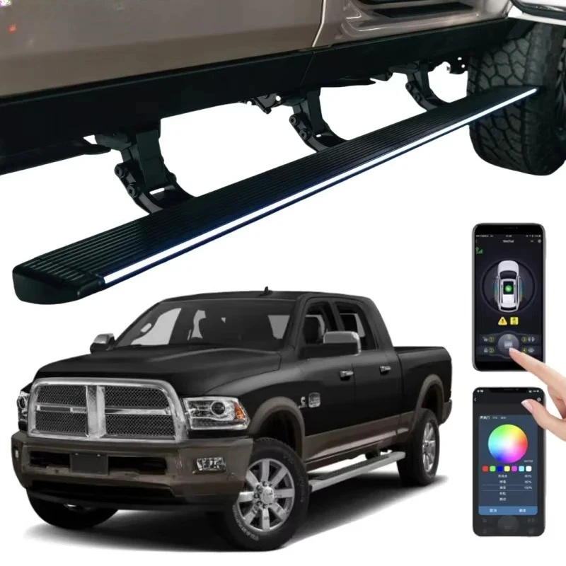 4x4 Pickup Truck Power Running Boards, Electric Automatic Side Steps for RAM 1500 2014-2018 4WD Crew Cab
4x4 Pickup Truck Power Running Boards, Electric Automatic Side Steps for RAM 1500 2014-2018 4WD Crew Cab