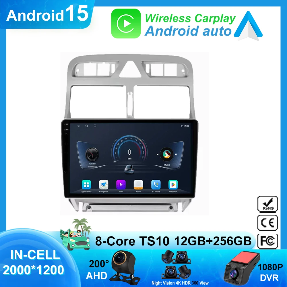 Android Carplay Car NO 2DIN For Peugeot 307 SW 307CC 307SW 2002 -2013 Auto Radio Multimidia Player GPS Navigation 5G Carplay DVD
Android Carplay Car NO 2DIN For Peugeot 307 SW 307CC 307SW 2002 -2013 Auto Radio Multimidia Player GPS Navigation 5G Carplay DVD