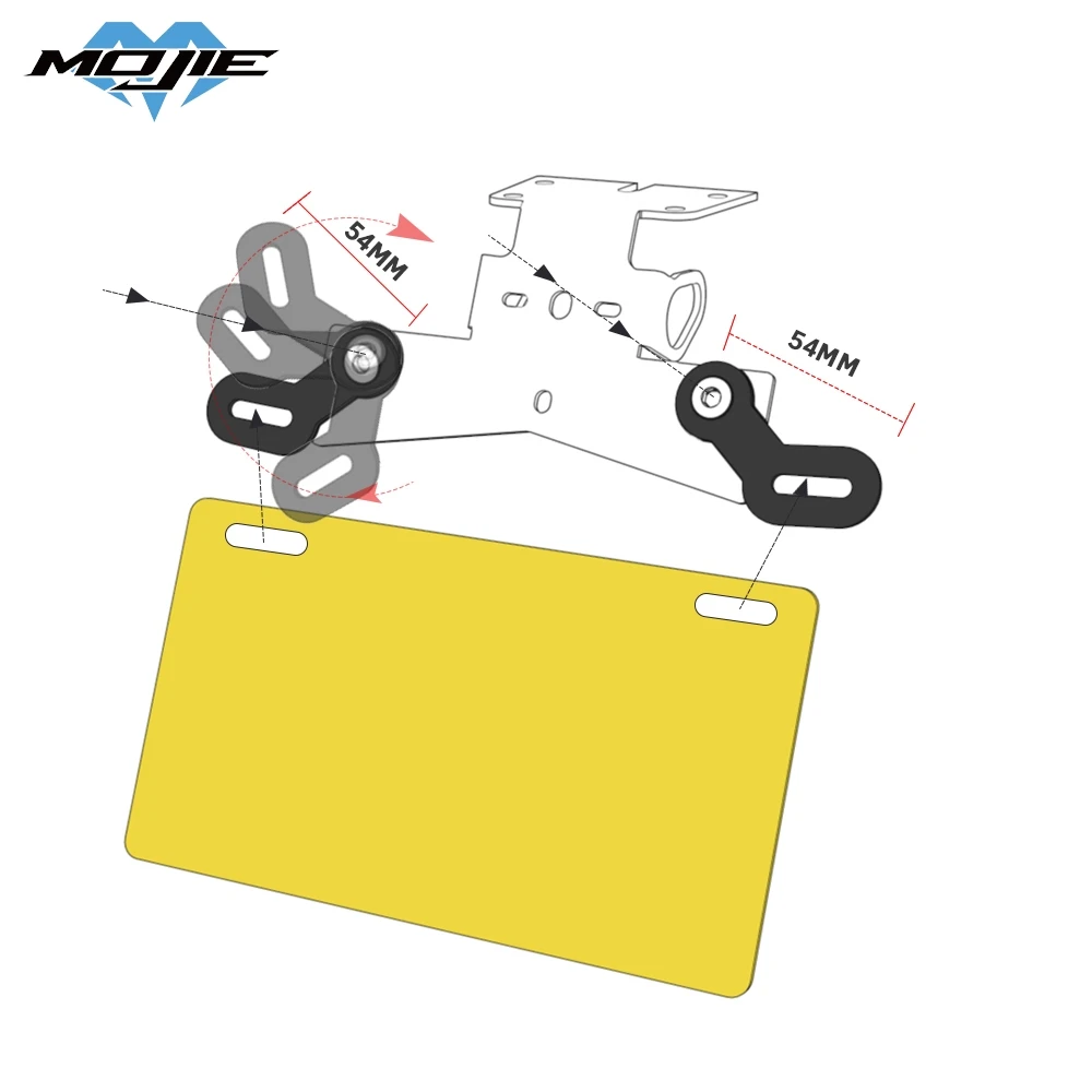 Universal Motorcycle Accessories Aluminum modified license plate frame installation length plate adjustment extension bracket
Universal Motorcycle Accessories Aluminum modified license plate frame installation length plate adjustment extension bracket