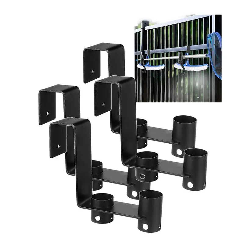 Set Of 4 Pool Fence Hooks For Efficient Storage Of Pool Cleaning Tools, Brushes, And Nets
Set Of 4 Pool Fence Hooks For Efficient Storage Of Pool Cleaning Tools, Brushes, And Nets