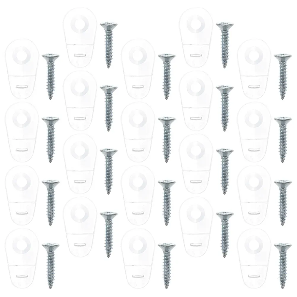 50pcs Heavy Glass Wardrobe Holder Mirror Clips Wall Mounting Kit Frameless Mirrors Door Cabinet Hangers Retainer Brackets
50pcs Heavy Glass Wardrobe Holder Mirror Clips Wall Mounting Kit Frameless Mirrors Door Cabinet Hangers Retainer Brackets