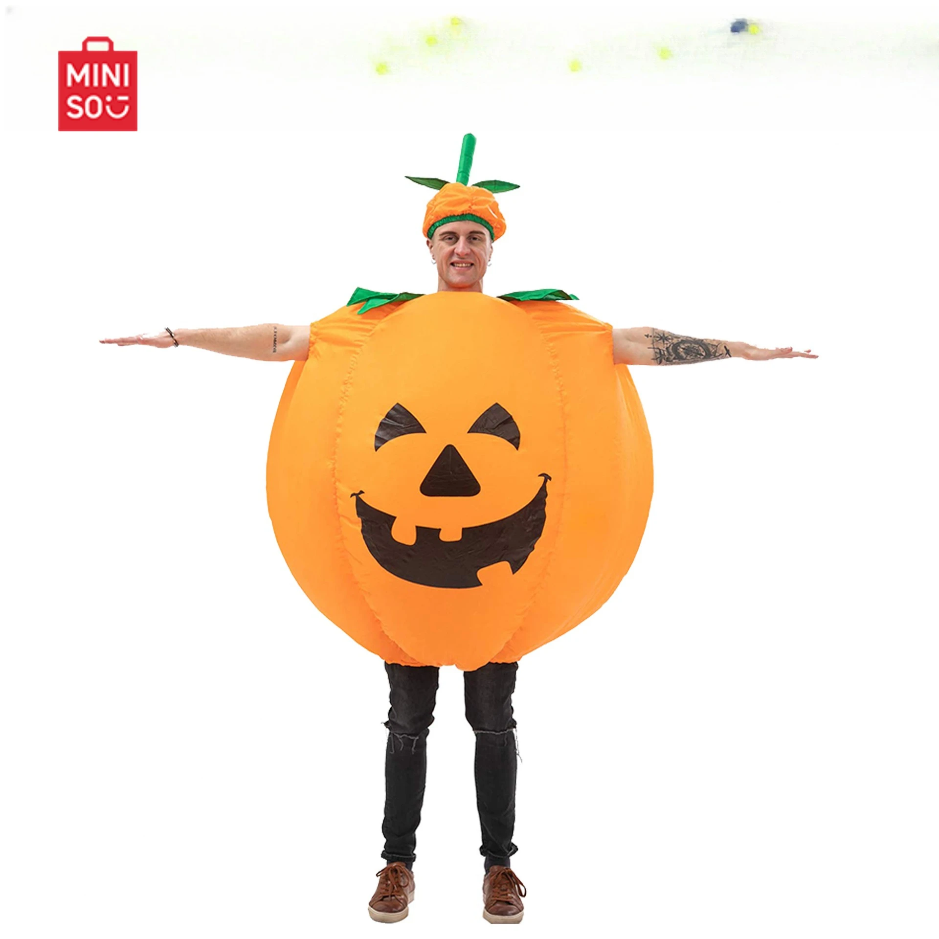 Pumpkin Inflatable Costume Halloween Cosplay Doll Performance Costume Fun and Funny Performance Costume
Pumpkin Inflatable Costume Halloween Cosplay Doll Performance Costume Fun and Funny Performance Costume