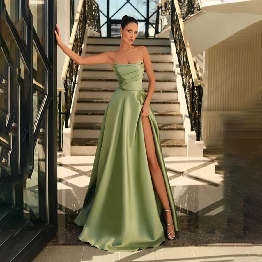 Off-Shoulder With splits Sleeveless Front Split Evening Dress A-Line Backless Zipper Floor Length Custom Made Prom Gowns
Off-Shoulder With splits Sleeveless Front Split Evening Dress A-Line Backless Zipper Floor Length Custom Made Prom Gowns