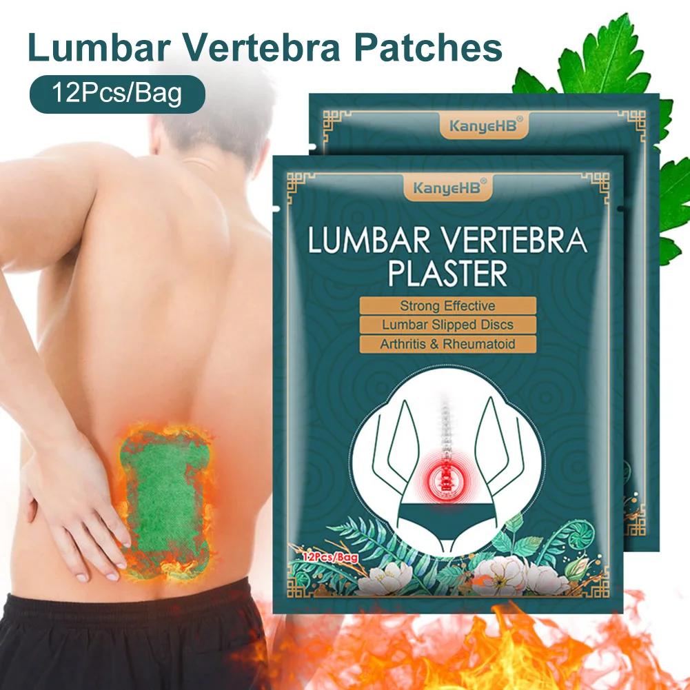 12Pcs/Bag Lumbar Vertebra Patches Back Neck Knee Pain Relief Plaster Natural Wormwood Plasters Pain Relief Body Care
12Pcs/Bag Lumbar Vertebra Patches Back Neck Knee Pain Relief Plaster Natural Wormwood Plasters Pain Relief Body Care