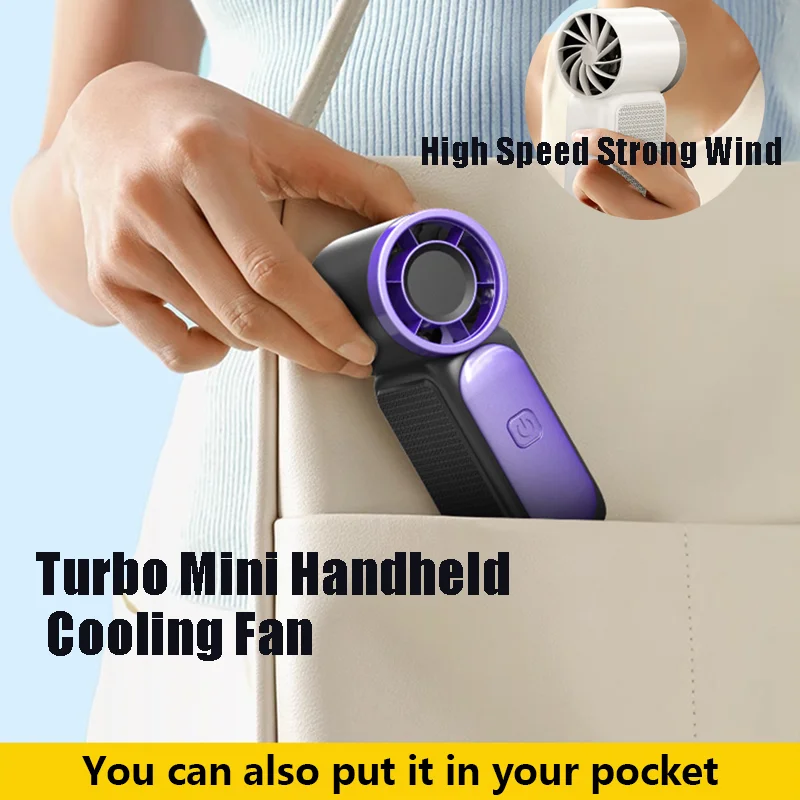 Portable Mini Turbo Handheld Fan 5 Speed Settings Wind Rechargeable Foldable Compact Pocket Fan Outdoor Summer Daily Cooling
Portable Mini Turbo Handheld Fan 5 Speed Settings Wind Rechargeable Foldable Compact Pocket Fan Outdoor Summer Daily Cooling