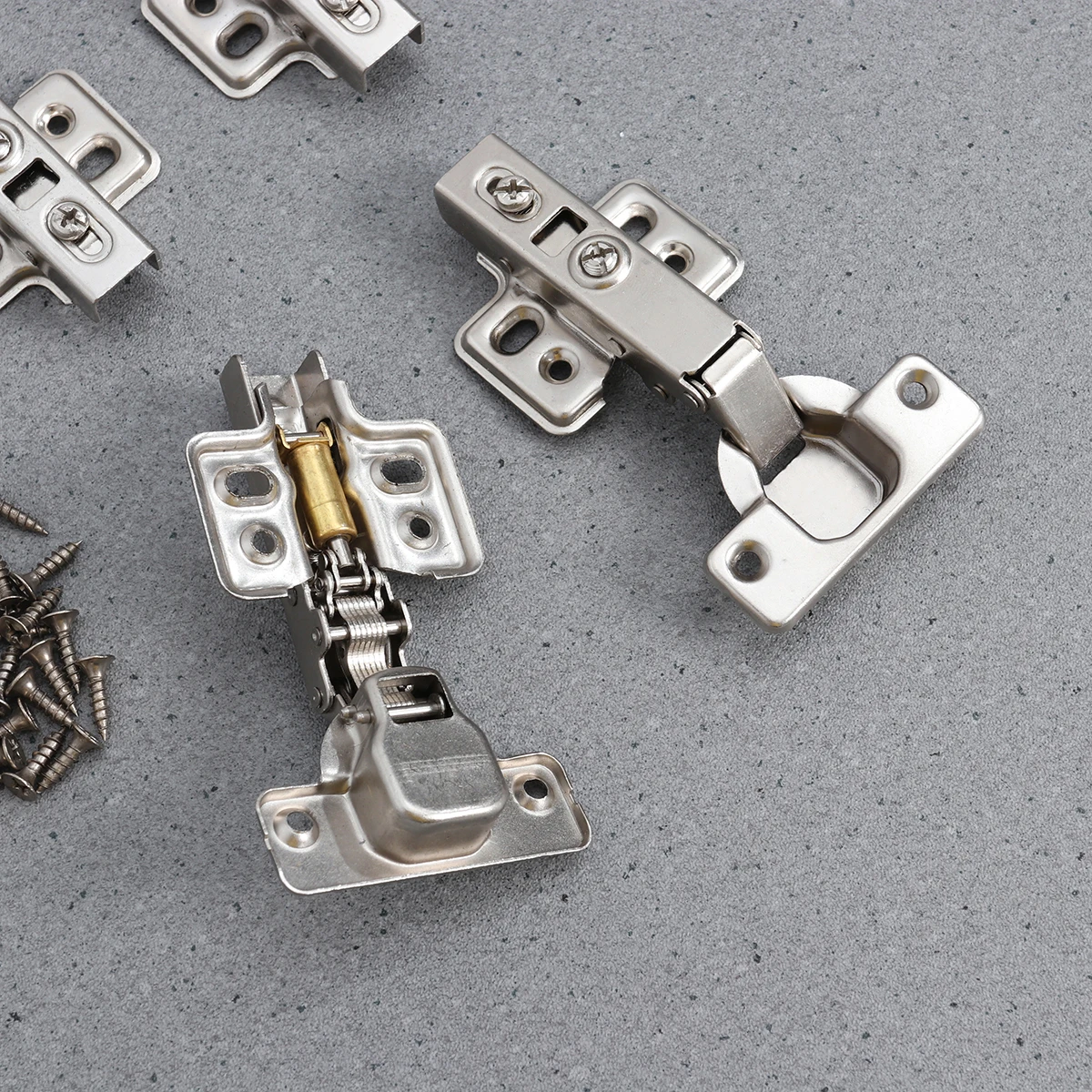 5 pcs Hydraulic Hinge Stainless Steel Furniture Cupboard Damping Concealed Door Heavy Duty Hinges Wear Resistant Nylon Washer
5 pcs Hydraulic Hinge Stainless Steel Furniture Cupboard Damping Concealed Door Heavy Duty Hinges Wear Resistant Nylon Washer