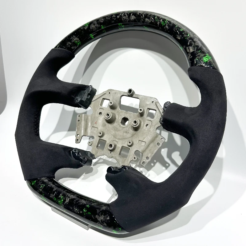Suede forged carbon fiber steering wheel with gold forged carbon fiber for Ford Falcon - Durable Performance Auto Accessory
Suede forged carbon fiber steering wheel with gold forged carbon fiber for Ford Falcon - Durable Performance Auto Accessory