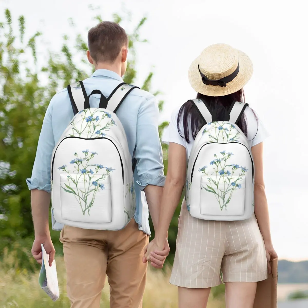 Blue Forget-me-not Flowers Watercolor Backpack Student BookBag Kids School Bag Computer Shoulder Bags for Boys Girls
Blue Forget-me-not Flowers Watercolor Backpack Student BookBag Kids School Bag Computer Shoulder Bags for Boys Girls