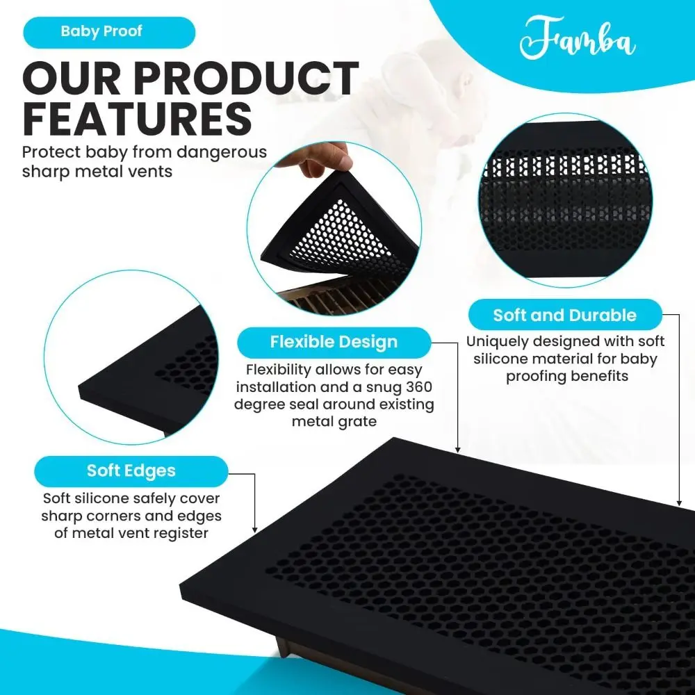 Silicone Rubber Floor Ventilation Hood Secure Improve Air Circulation Silicone Flooring Protection Insect Prevention
Silicone Rubber Floor Ventilation Hood Secure Improve Air Circulation Silicone Flooring Protection Insect Prevention