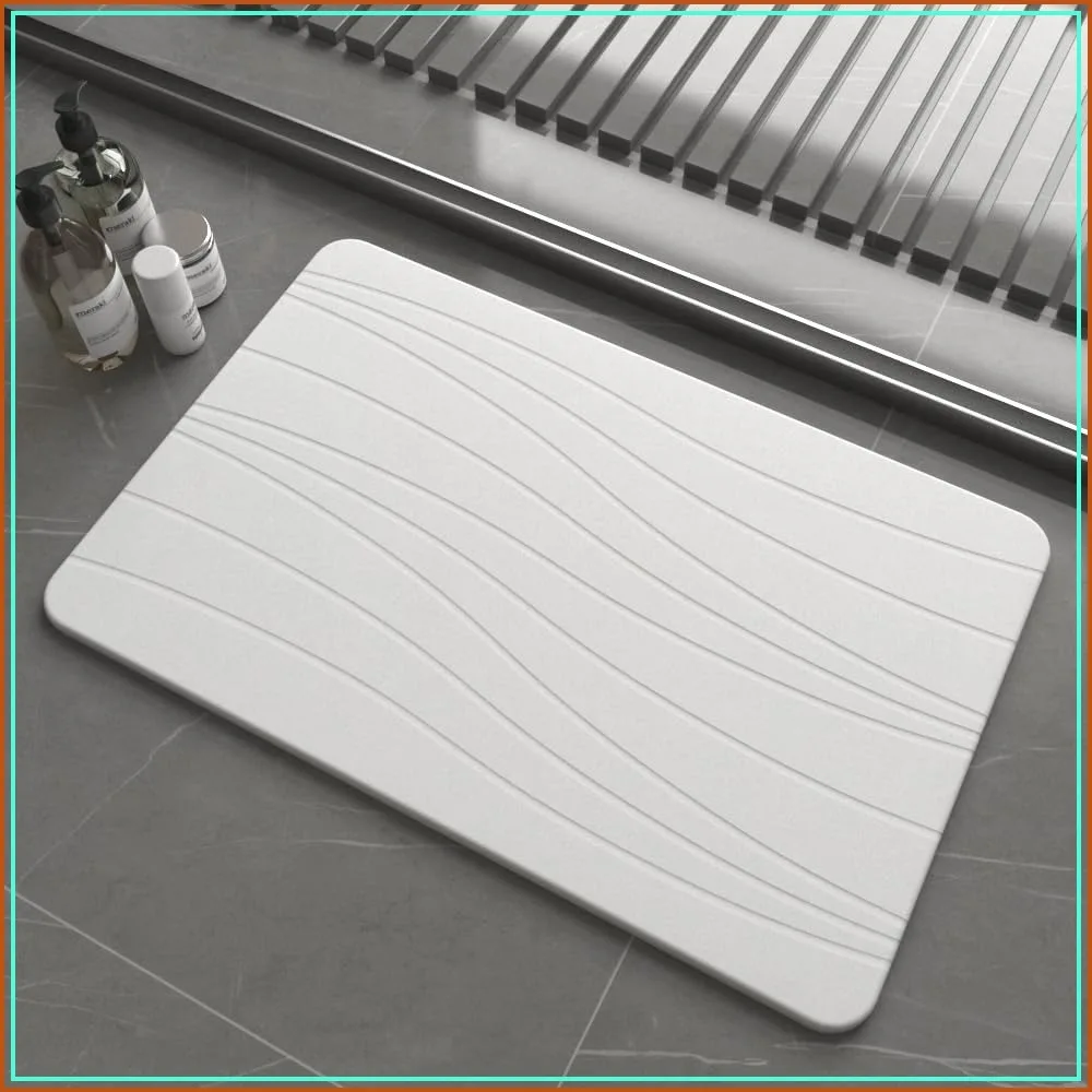 Fast Drying Stone Bath Mats for Bathroom, Non-Slip Diatomaceous Earth Bath Mat, Super Absorbent
Fast Drying Stone Bath Mats for Bathroom, Non-Slip Diatomaceous Earth Bath Mat, Super Absorbent