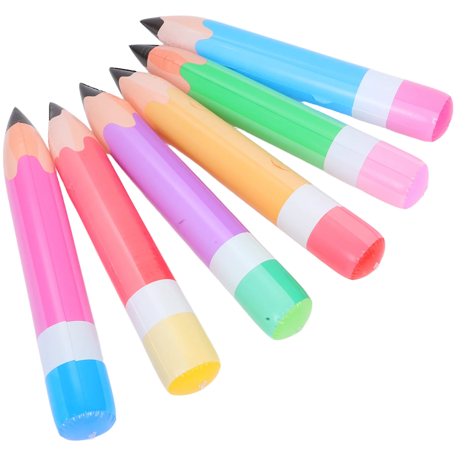 6Pcs Inflatable Pencil Balloons Vibrant Hanging Decor for Preschool Classroom Back to School Season Colorful Learning Space
6Pcs Inflatable Pencil Balloons Vibrant Hanging Decor for Preschool Classroom Back to School Season Colorful Learning Space