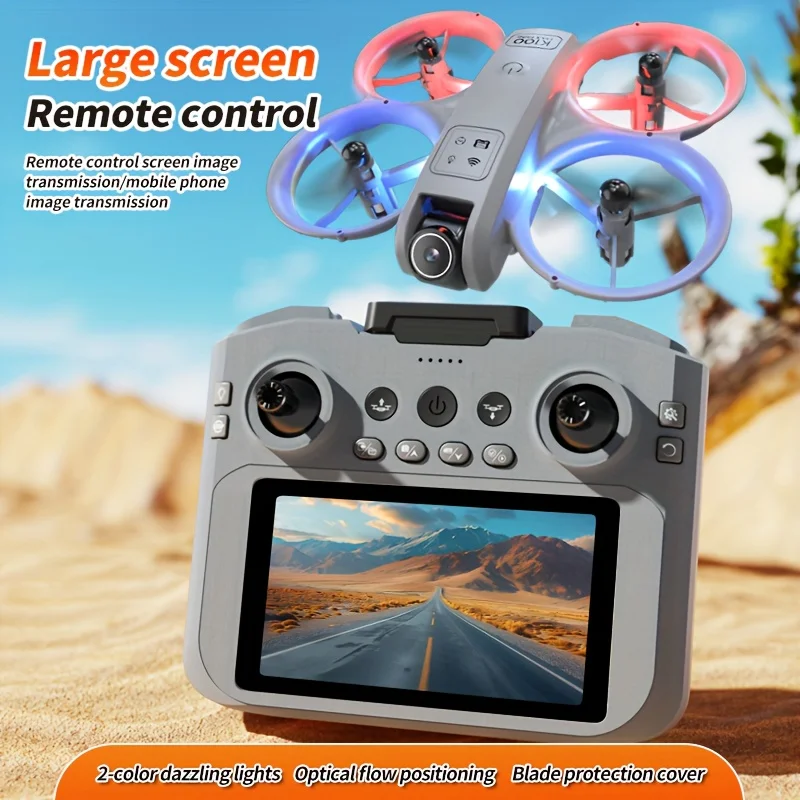 K100MAX Screen Drone – 4.5" Display, Dual EIS, Optical Flow, 360° Flips, Full Guard, 7 Color Lights, Perfect New Year Gift
K100MAX Screen Drone – 4.5" Display, Dual EIS, Optical Flow, 360° Flips, Full Guard, 7 Color Lights, Perfect New Year Gift