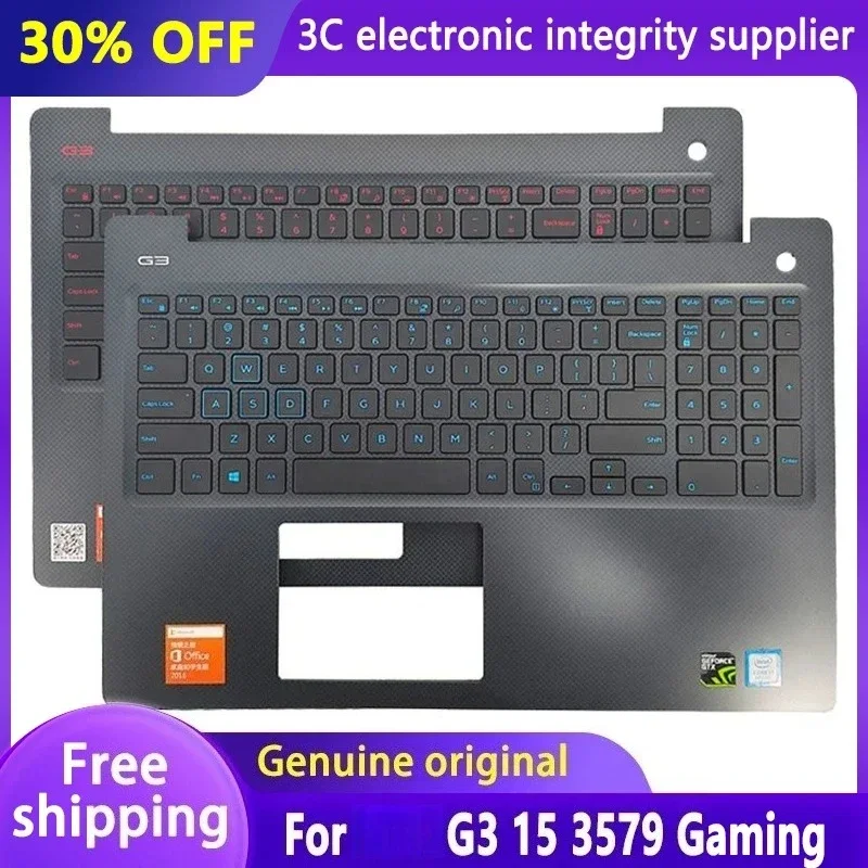 Original New US Keyboard for Gaming G3 15 3579 Laptop Palmrest Upper Cover with Backlit keyboard Top Case Replacement
Original New US Keyboard for Gaming G3 15 3579 Laptop Palmrest Upper Cover with Backlit keyboard Top Case Replacement