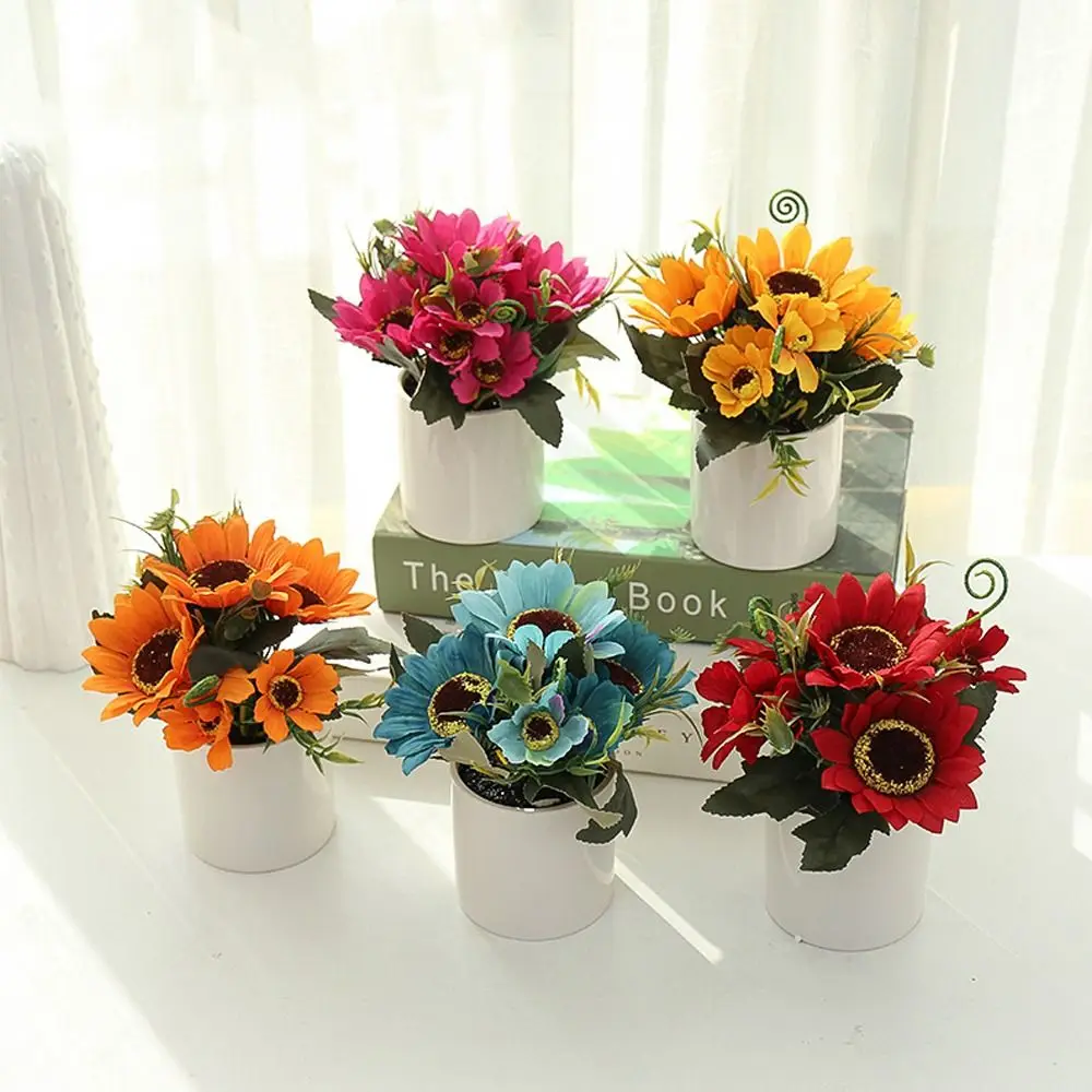 Sunflower Small Bonsai Simulation Sunflower Potted Plants Simulation Flowers Simulation Greenery Creative Home Accessories
Sunflower Small Bonsai Simulation Sunflower Potted Plants Simulation Flowers Simulation Greenery Creative Home Accessories