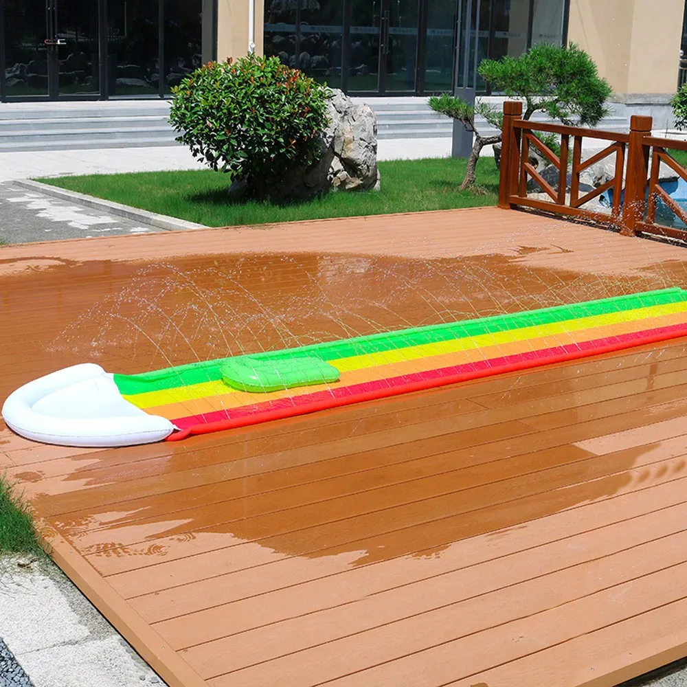 1pcs Heavy-Duty Sprinkler Lawn Water Slide with Body Board, Backyard Summer Toy
1pcs Heavy-Duty Sprinkler Lawn Water Slide with Body Board, Backyard Summer Toy