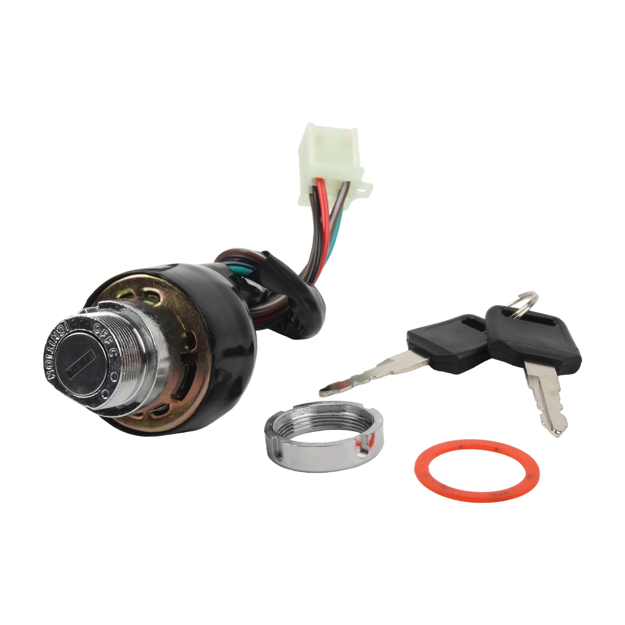 Universal Motorcycle 3 Position 6 Wire Ignition Switch With 2 Keys for Harley Yamaha Honda Suzuki Scooter ATV Dirt Bike Go Kart
Universal Motorcycle 3 Position 6 Wire Ignition Switch With 2 Keys for Harley Yamaha Honda Suzuki Scooter ATV Dirt Bike Go Kart
