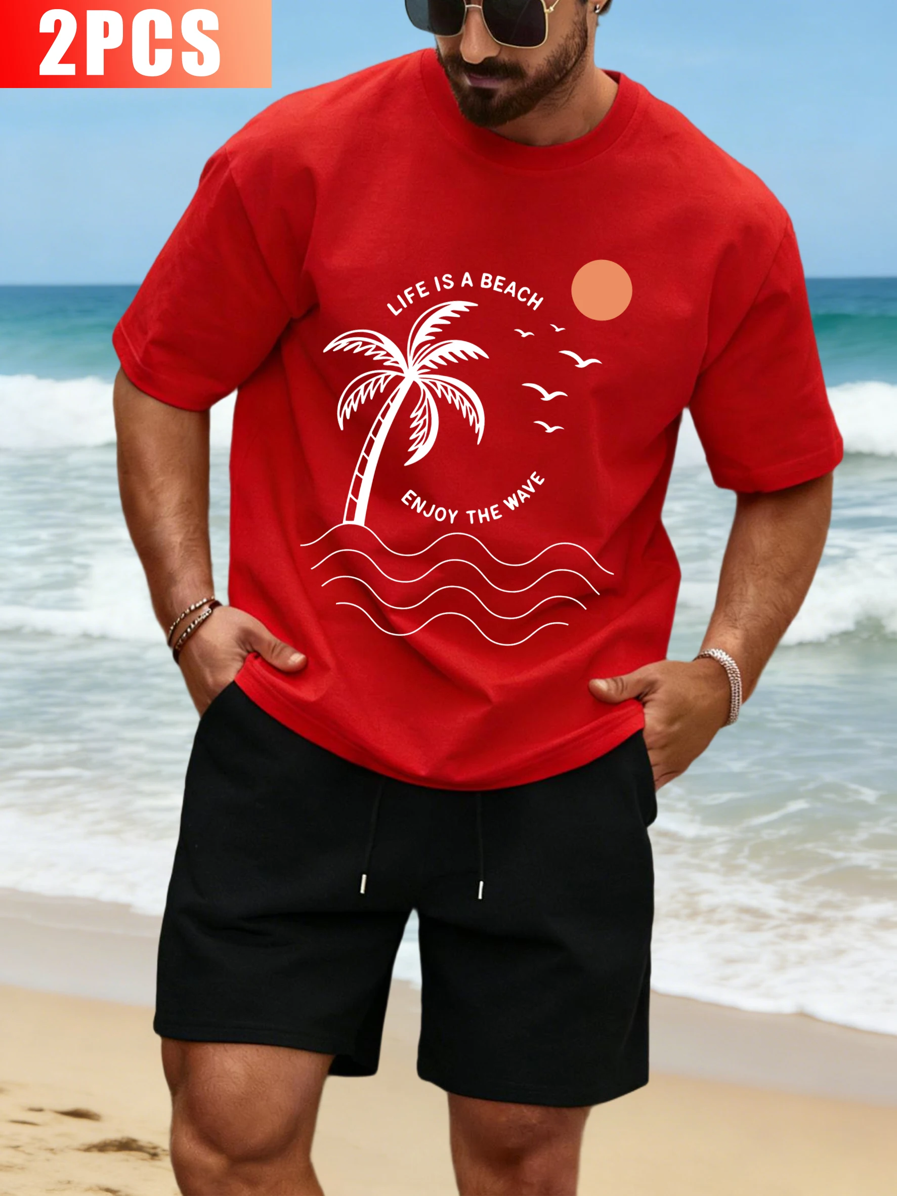 Life Is A Beach Enjoy The Wave Men T Shirt Suit Fashion Cotton Tops Drawstring Sport Shorts Vintage O-Neck Unisex Soft Clothing
Life Is A Beach Enjoy The Wave Men T Shirt Suit Fashion Cotton Tops Drawstring Sport Shorts Vintage O-Neck Unisex Soft Clothing