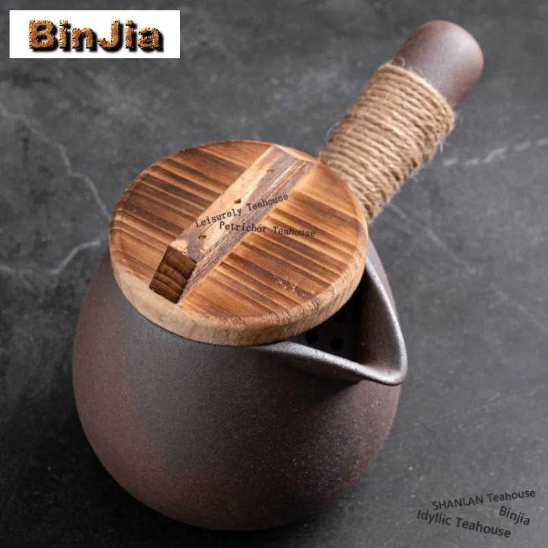 750ml Coarse Pottery Guan Guan Boiling Water Kettle Large Capacity Tea Soaking Pot Household Flower Tea Kettle Puer Tea Items
750ml Coarse Pottery Guan Guan Boiling Water Kettle Large Capacity Tea Soaking Pot Household Flower Tea Kettle Puer Tea Items