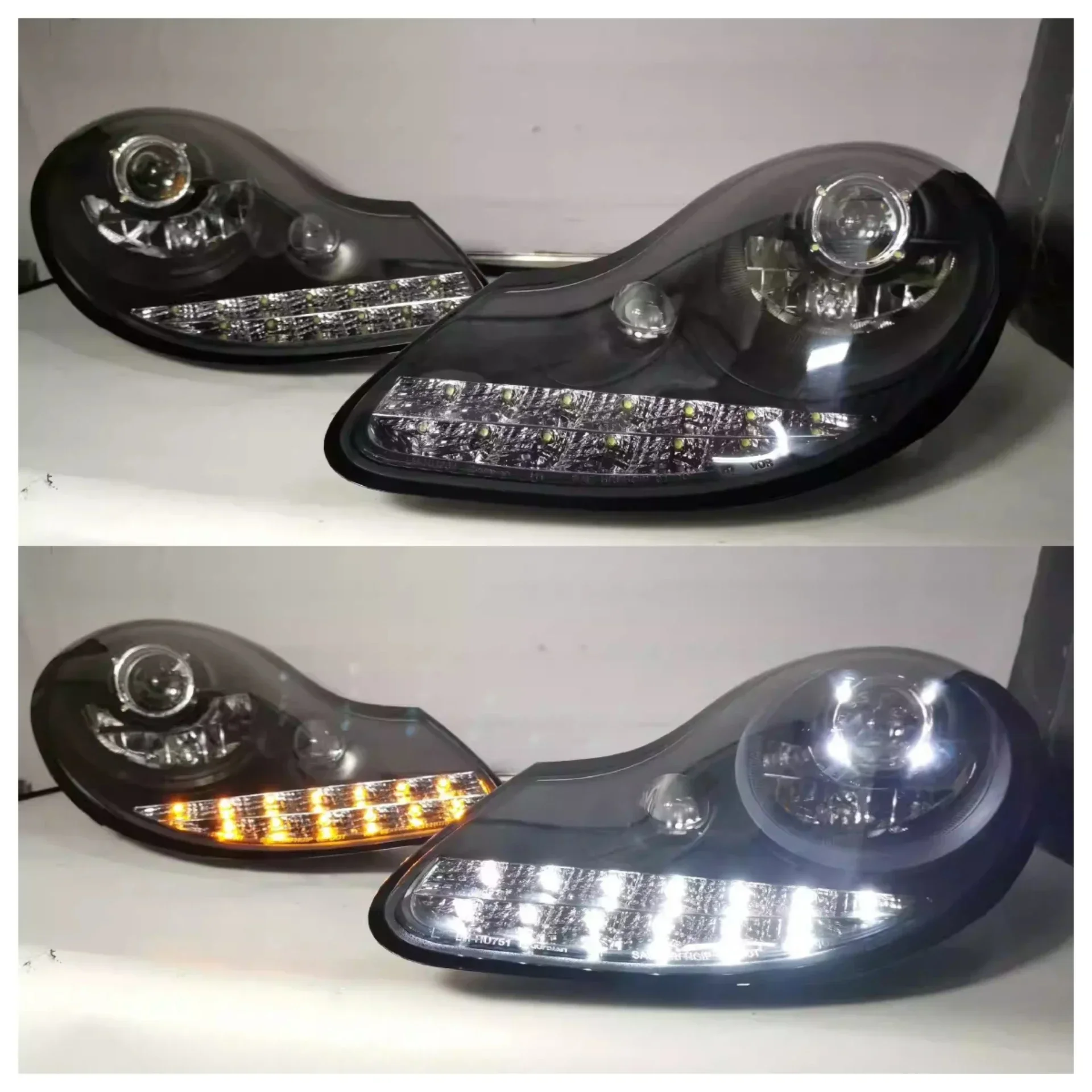 Front Headlight Assembly for Porsche 986 Boxster 1997-2002 Convert Turn Signal Daytime Running Light Car Accessories
Front Headlight Assembly for Porsche 986 Boxster 1997-2002 Convert Turn Signal Daytime Running Light Car Accessories