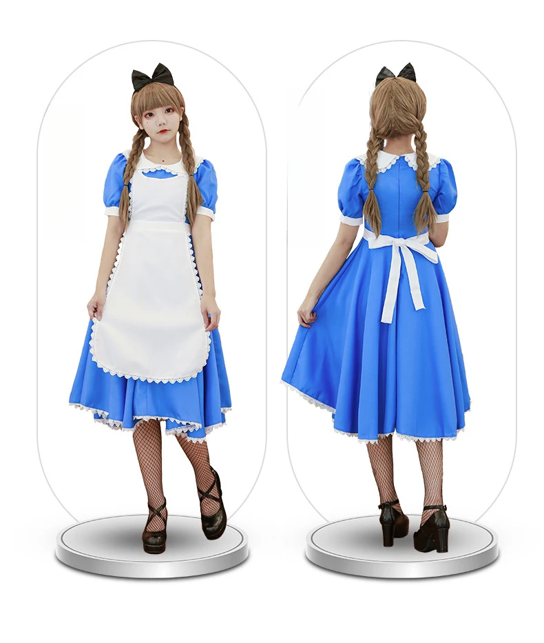 MINISO Halloween Alice in Wonderland Costume Cosplay Lolita Maid Princess Dress Fairy Tale Theme Party Role Playing Female
MINISO Halloween Alice in Wonderland Costume Cosplay Lolita Maid Princess Dress Fairy Tale Theme Party Role Playing Female
