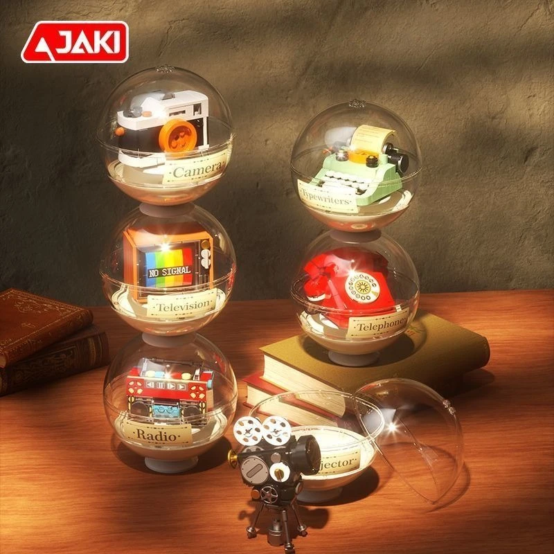 Retro Electric Gashapon Building Block Stacking Kawaii Assembly Toy Collectible Model Desktop Ornament Children's Holiday Gifts
Retro Electric Gashapon Building Block Stacking Kawaii Assembly Toy Collectible Model Desktop Ornament Children's Holiday Gifts