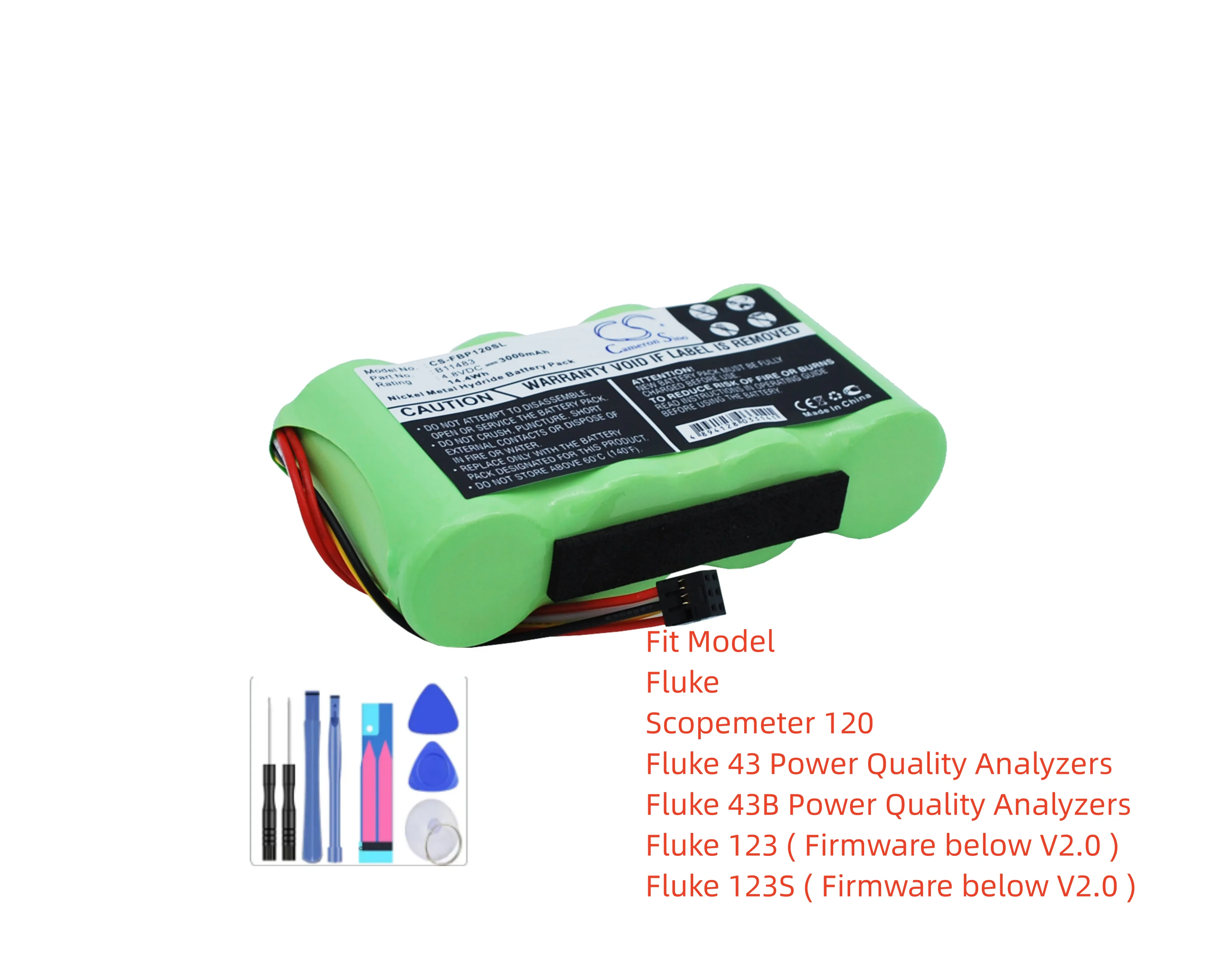 Cameron sinoEquipment, Survey, Test Battery For Fluke 123 ( Firmware below V2.0 ) Fluke 123S ( Firmware below V2.0 )
Cameron sinoEquipment, Survey, Test Battery For Fluke 123 ( Firmware below V2.0 ) Fluke 123S ( Firmware below V2.0 )
