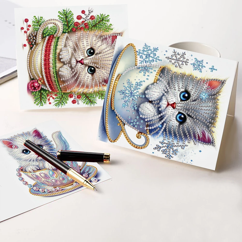 6Pcs Christmas Rhinestone Painting Card Kit Diamond Daily Wish Card Diamond Painting Greeting Card for Holiday Party Favors
6Pcs Christmas Rhinestone Painting Card Kit Diamond Daily Wish Card Diamond Painting Greeting Card for Holiday Party Favors