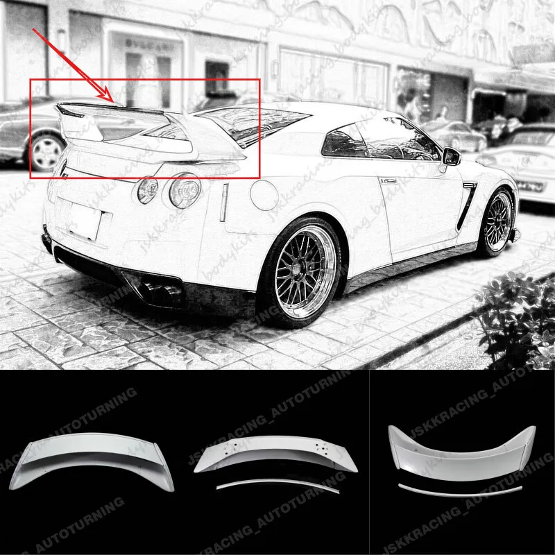 For Nissan GTR 09-16 R35 GT-R Rear Trunk Spoiler Wing Diffusers FRP Unpainted
For Nissan GTR 09-16 R35 GT-R Rear Trunk Spoiler Wing Diffusers FRP Unpainted