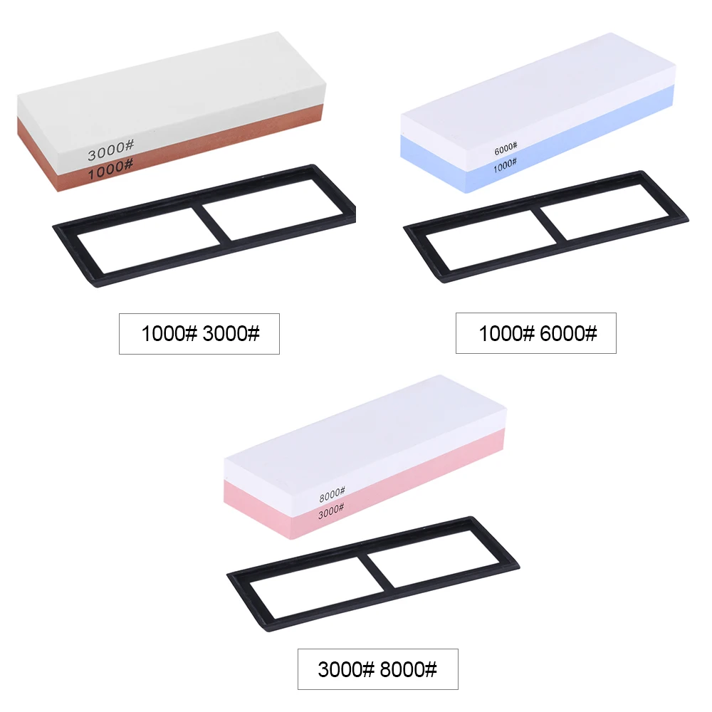 1000/6000 Grit Sharpening Stone Double-sided Grindstone for Outdoor Kitchen Cutter Sharpener Whetstone Double-sided Grindstone
1000/6000 Grit Sharpening Stone Double-sided Grindstone for Outdoor Kitchen Cutter Sharpener Whetstone Double-sided Grindstone