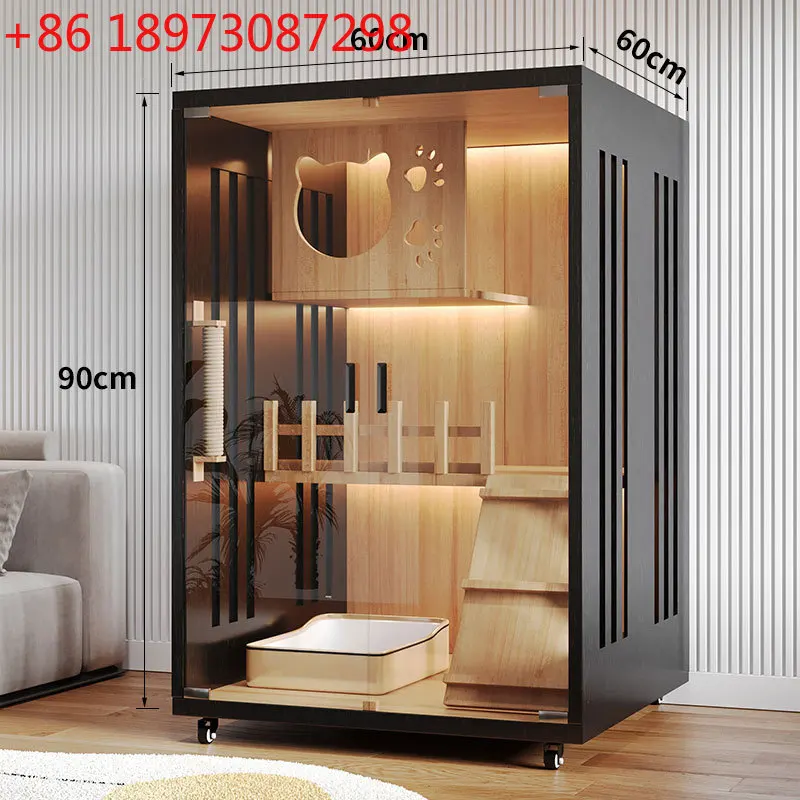 Cat Villa Home Luxury Cat House Indoor Panoramic Cat Cabinet Climbing Frame Integrated
Cat Villa Home Luxury Cat House Indoor Panoramic Cat Cabinet Climbing Frame Integrated