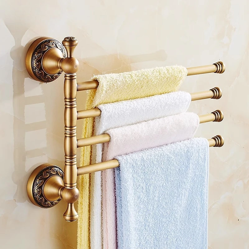 Rotating towel rack, all-copper movable multi-bar towel hanging, towel bar bath rack
Rotating towel rack, all-copper movable multi-bar towel hanging, towel bar bath rack