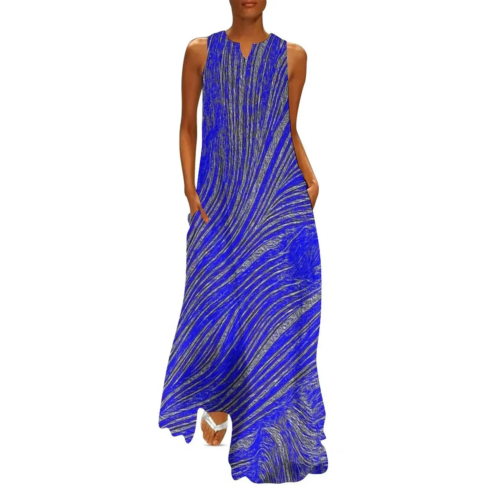 Cobalt Blue Shimmer Stripes Long Dress Women's evening dress dress for women 2025 elegant party dresses for women 2025
Cobalt Blue Shimmer Stripes Long Dress Women's evening dress dress for women 2025 elegant party dresses for women 2025