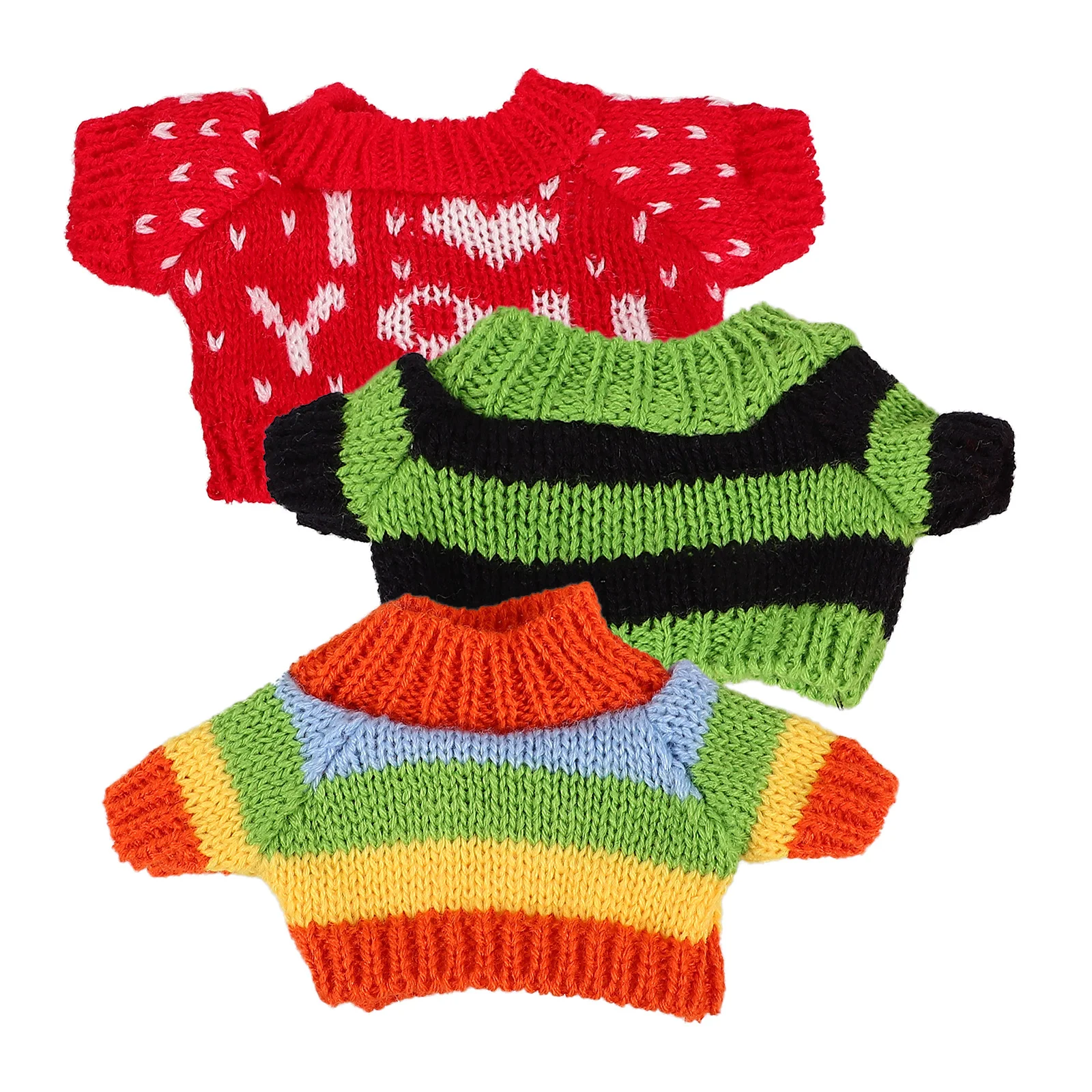 3 Pcs Accessories Delicate Decor Replaceable Clothes Bear Sweater Wear-resistant Supply Compact Costume for Children Baby
3 Pcs Accessories Delicate Decor Replaceable Clothes Bear Sweater Wear-resistant Supply Compact Costume for Children Baby