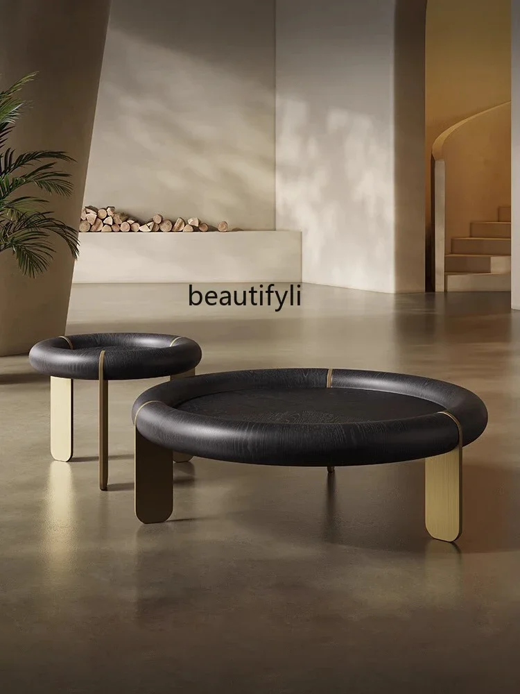 Medieval style coffee table light luxury size coffee table combination designer simple creative round coffee table
Medieval style coffee table light luxury size coffee table combination designer simple creative round coffee table