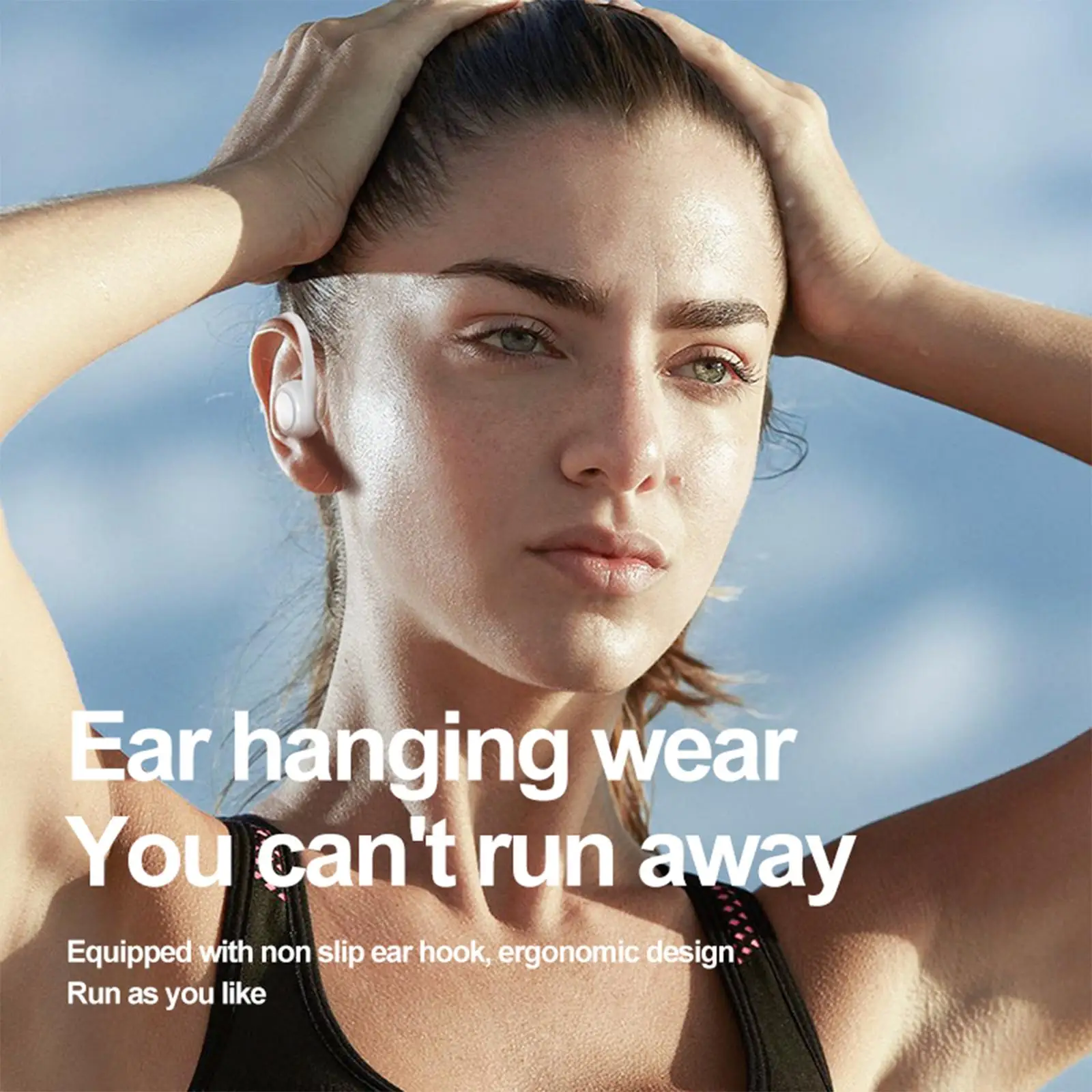 Wireless Bluetooth Headset in Ear Noise Reduction Sport Ear Hook Earbuds Waterproof for Gym Exercise Gaming
Wireless Bluetooth Headset in Ear Noise Reduction Sport Ear Hook Earbuds Waterproof for Gym Exercise Gaming