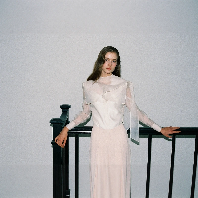 Elegant Pure Color Women's Shirt with Shawl Collar And Sash Spring Summer 2026 Fashionable Casual Polyester Fiber Long Sleeve
Elegant Pure Color Women's Shirt with Shawl Collar And Sash Spring Summer 2026 Fashionable Casual Polyester Fiber Long Sleeve