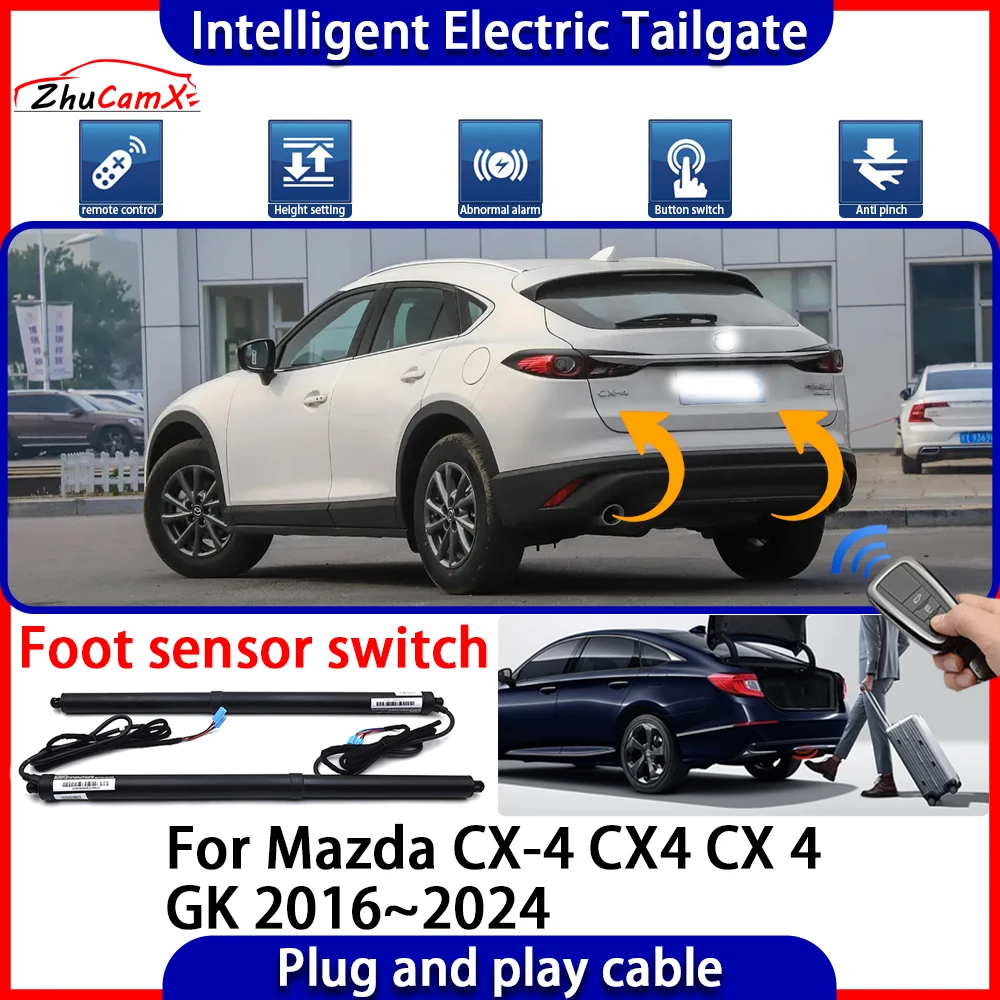 ZhuCamX Automatic Lifting kit Opening Trunk Intelligent Electric Tail Gate Lift Tailgate for Mazda CX-4 CX4 CX 4 GK 2016~2024
ZhuCamX Automatic Lifting kit Opening Trunk Intelligent Electric Tail Gate Lift Tailgate for Mazda CX-4 CX4 CX 4 GK 2016~2024