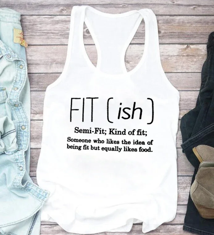 Fitish Women's Tank for Gym Cute Tops Women Powerlifting Running Women Clothing Letter Workouts Korean Tank Top M
Fitish Women's Tank for Gym Cute Tops Women Powerlifting Running Women Clothing Letter Workouts Korean Tank Top M