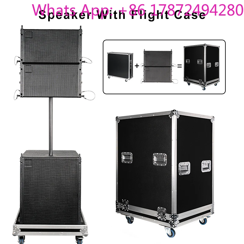 Hot Sale Professional Line Array Speaker Flight Case System Sound System Audio Outdoor Concert Stage Active Line Array Speakers
Hot Sale Professional Line Array Speaker Flight Case System Sound System Audio Outdoor Concert Stage Active Line Array Speakers