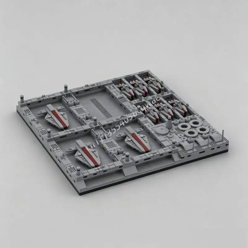1643PCS MOC Shipyard Base Model Custom Puzzle DIY Creative Assembly Architecture Building Blocks Toy Popular Gift Collection Set