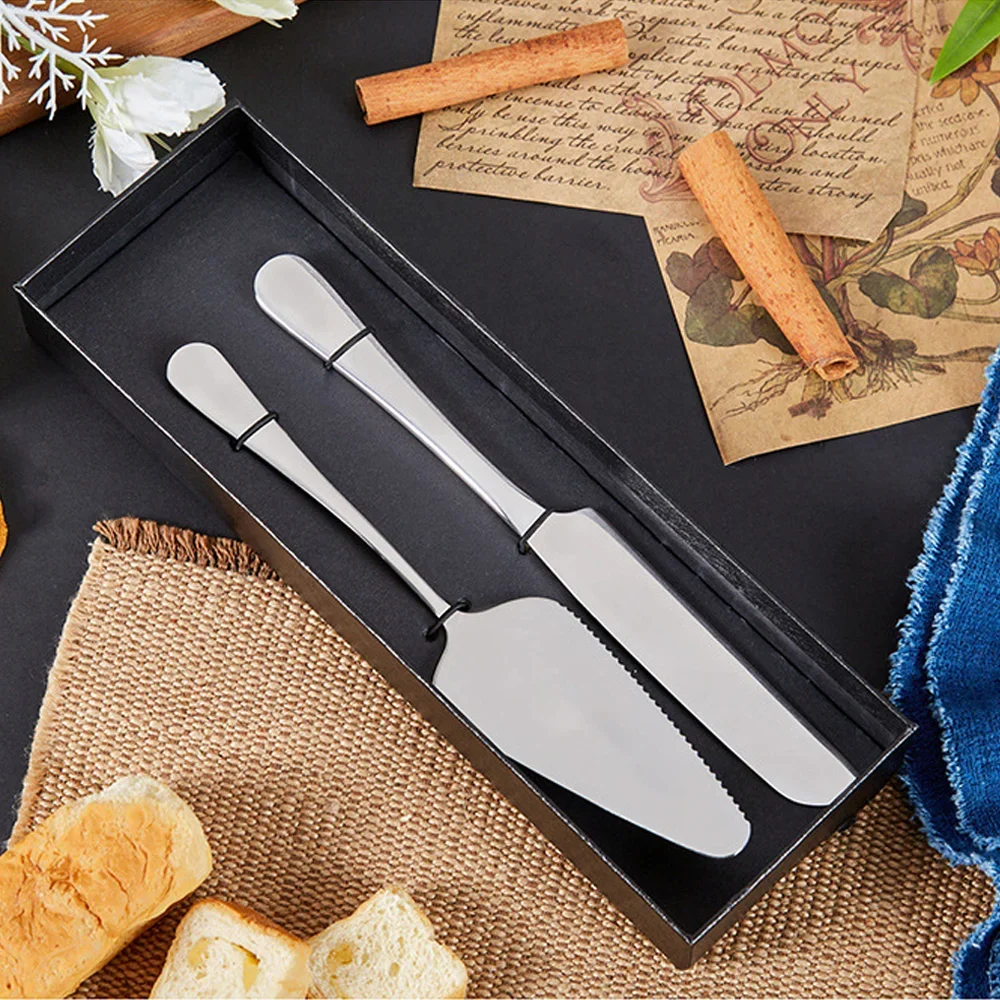 Cake Shovel Set Personalized Custom Made Cake Knife and Serve Set Wedding Birthday Engraved Tableware Spatula Set with Gift Box
Cake Shovel Set Personalized Custom Made Cake Knife and Serve Set Wedding Birthday Engraved Tableware Spatula Set with Gift Box