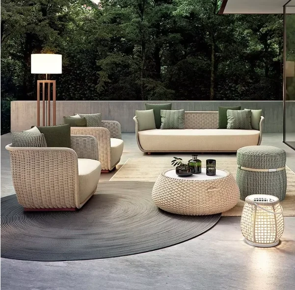 Hot Selling Modern Outdoor Sofa Set Garden Rattan Furniture for Patio Wood and Aluminum for Living Room or Hotel
Hot Selling Modern Outdoor Sofa Set Garden Rattan Furniture for Patio Wood and Aluminum for Living Room or Hotel