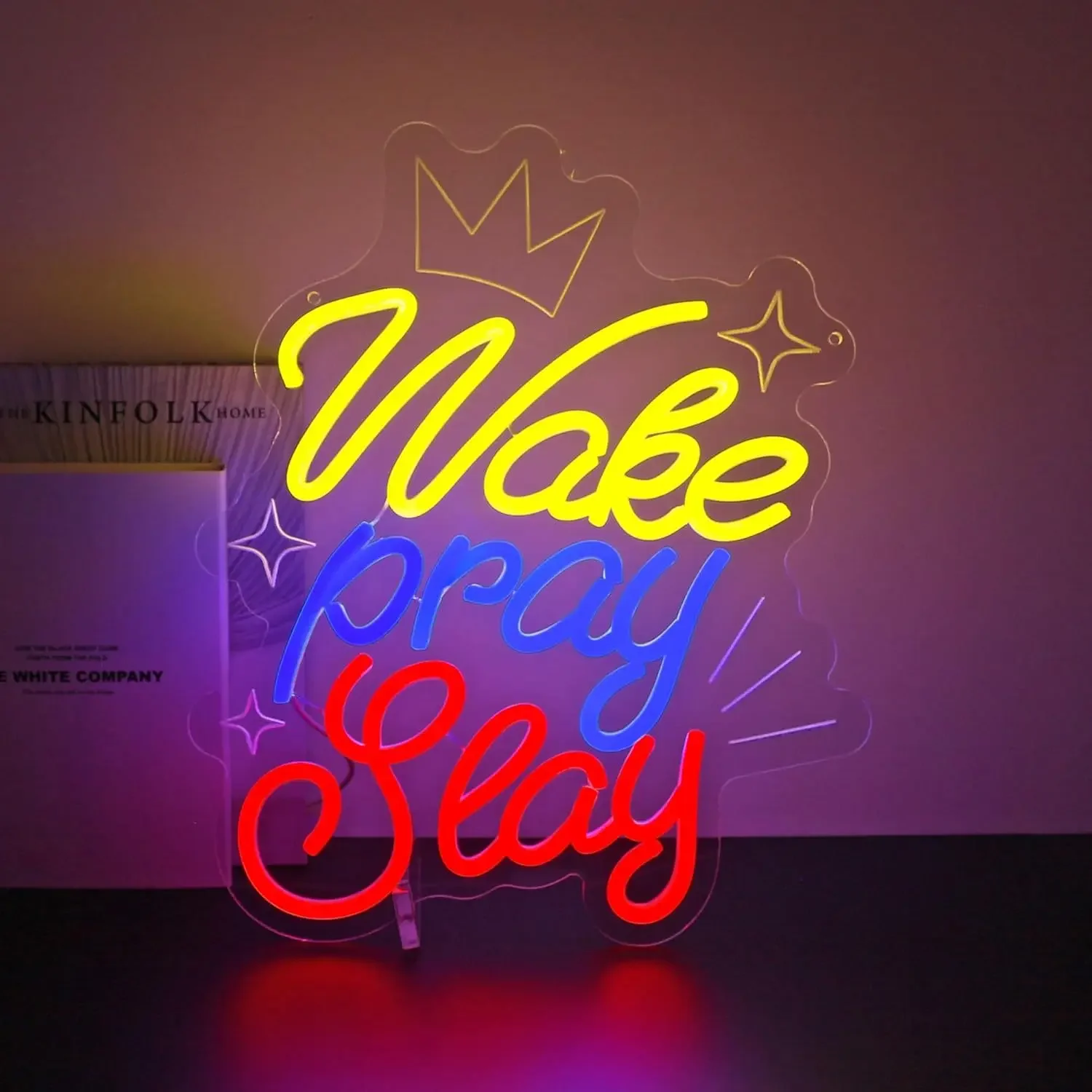 Wake Pray Slay Neon Sign LED Neon Light Sign for Living Room Office Bar Bedroom Man Cave Party Club Wall Decor Birthday Gifts
Wake Pray Slay Neon Sign LED Neon Light Sign for Living Room Office Bar Bedroom Man Cave Party Club Wall Decor Birthday Gifts