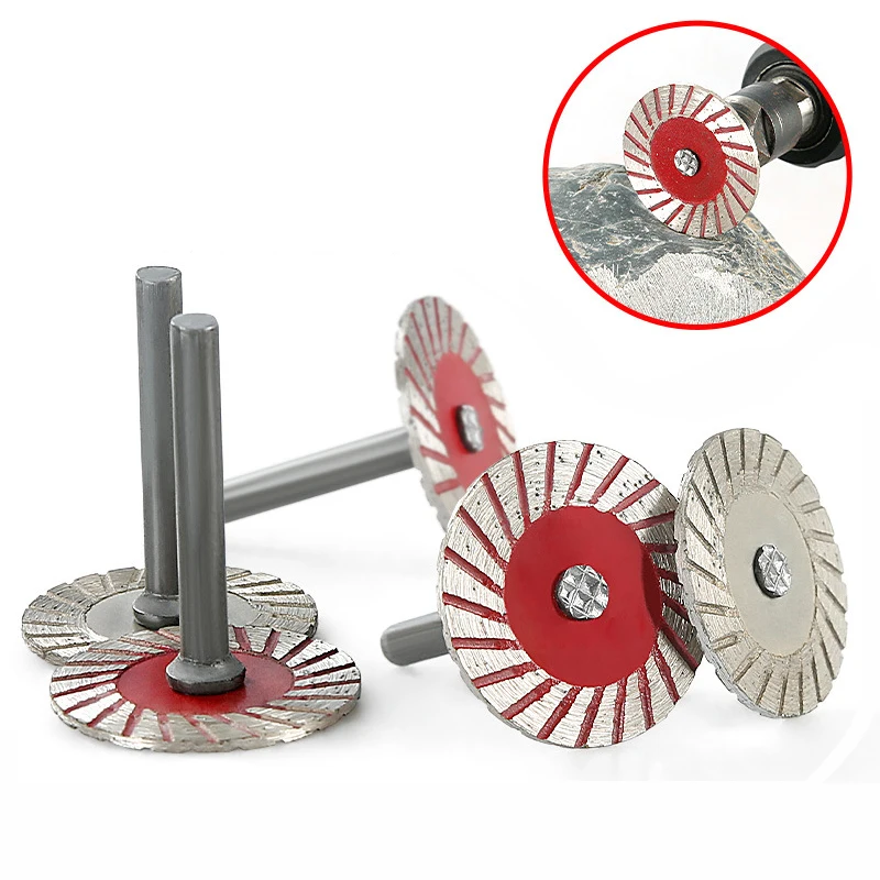 40mm Stone Carving Diamond Saw Blade 6mm Shank Diameter Electric Grinder Corrugated Dry Cutting Disc Carving Tools Accessories
40mm Stone Carving Diamond Saw Blade 6mm Shank Diameter Electric Grinder Corrugated Dry Cutting Disc Carving Tools Accessories