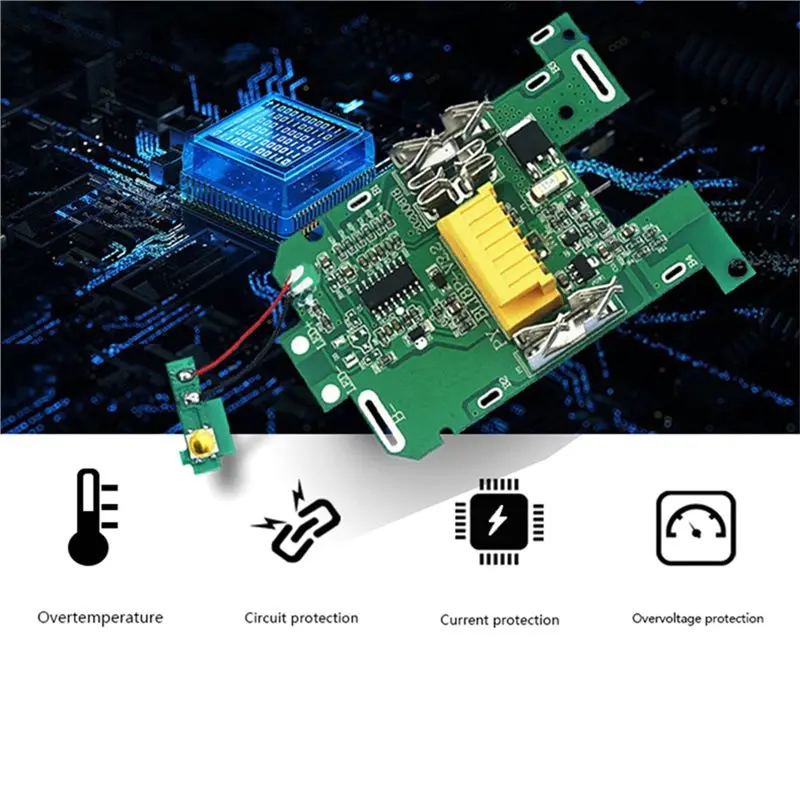 BMS Protection Board For 18V Battery Models BL1830 BL1850 BL1860 Replacement Part For Power Tools
BMS Protection Board For 18V Battery Models BL1830 BL1850 BL1860 Replacement Part For Power Tools